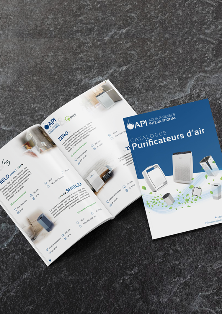 Catalogue de purificateurs d'air pour la maison ou en entreprise